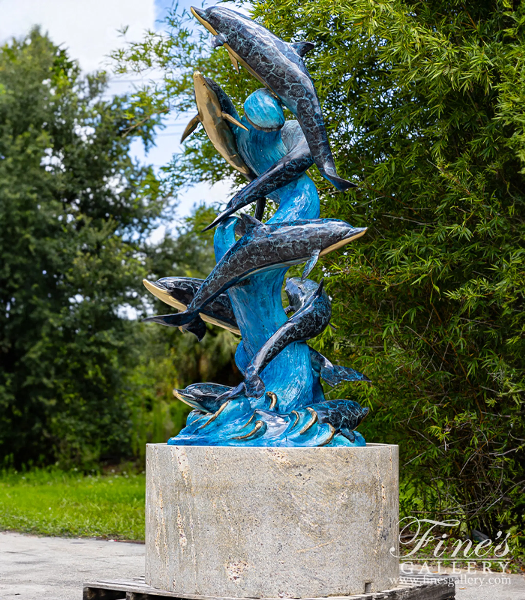 【Phil Vanderlei作ブロンズ彫刻★DOLPHIN IN CORAL】 Phil Vanderlei | Bronze Dolphin in Coral | MutualArt